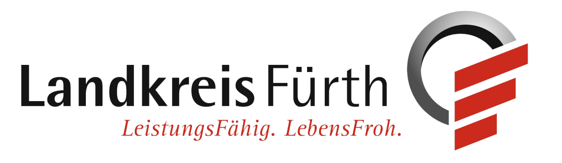 Logo Landkreis Fürth mit Slogan 